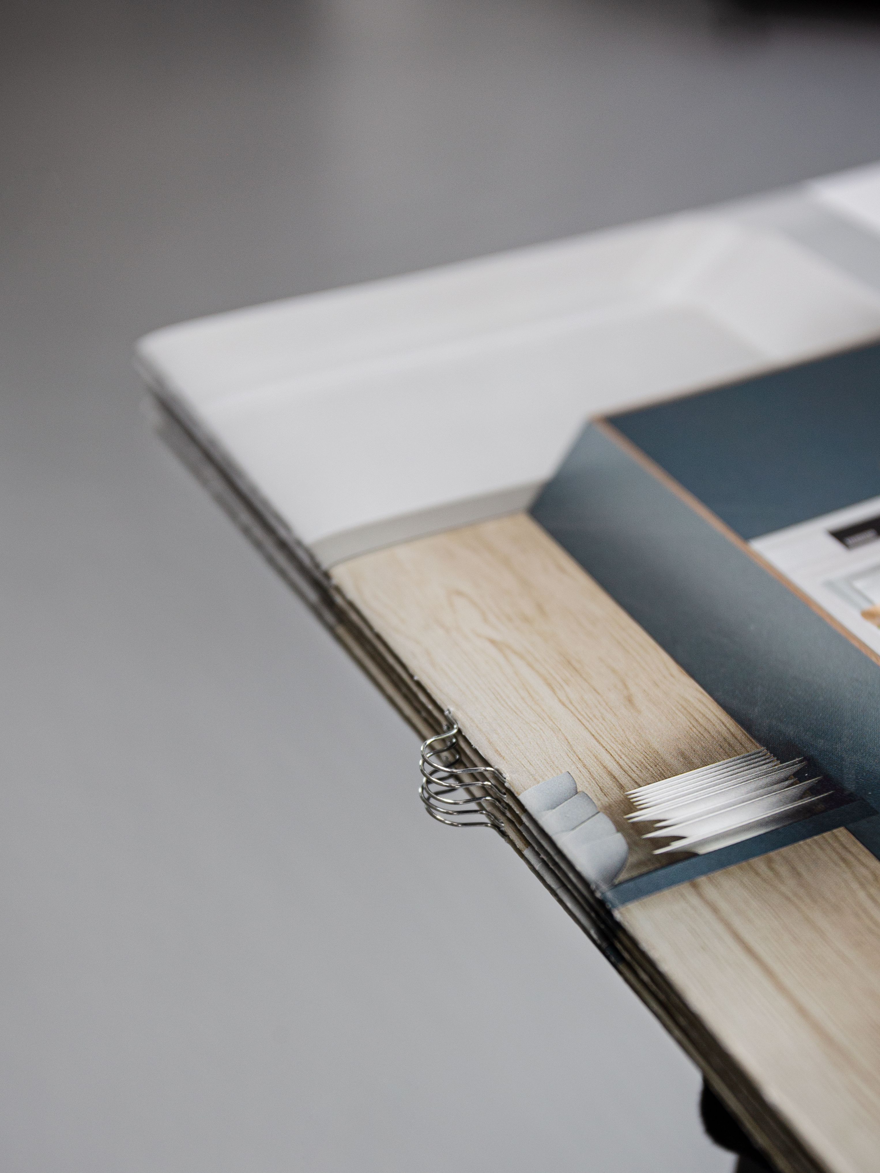 Detailaufnahme Ringösenheftung